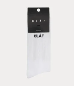 Olaf mini logo socks white/black A990805-WHITE/BLACK