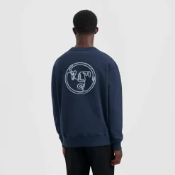Olaf Nostalgia face crewneck navy M190202-NAVY
