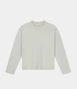 Olaf Retro logo boxy tee cement W200102-CEMENT