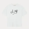 Olaf Ribbon logo boxy tee white W190101-WHITE