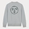 Olaf Scribble face crewneck htr grey M180203-HTR GREY