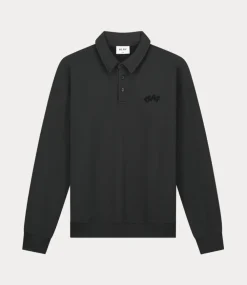 Olaf signature polo charcoal M190207-CHARCOAL