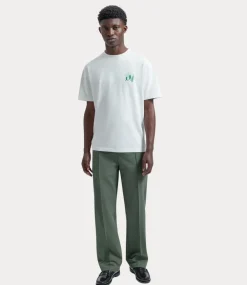 Olaf Smudge logo tee optical white W200103-OPTICAL WHITE