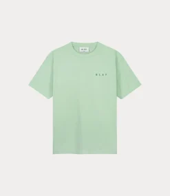 Olaf Spiral face tee pale green M200101-PALE GREEN