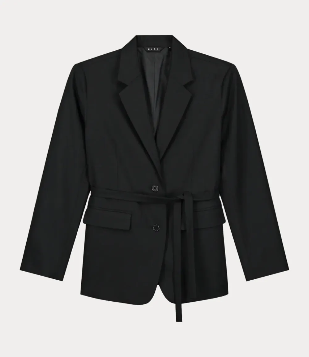 Olaf tailored blazer black W200505-BLACK