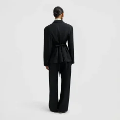 Olaf tailored blazer black W200505-BLACK