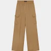 Olaf tailored cargo pant cinnamon W200409-CINNAMON