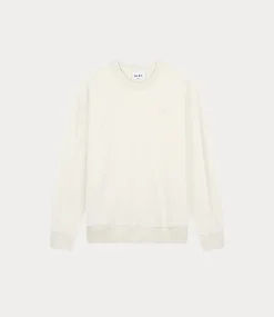Olaf Varsity crewneck off-white M190203-OFF-WHITE