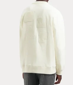 Olaf Varsity crewneck off-white M190203-OFF-WHITE