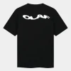Olaf wavy drift waffle tee black M200115-BLACK