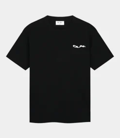 Olaf wavy drift waffle tee black M200115-BLACK
