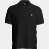 Parajumpers patch polo black 25SMPMPOPO02-0541
