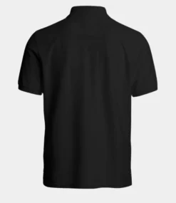 Parajumpers patch polo black 25SMPMPOPO02-0541