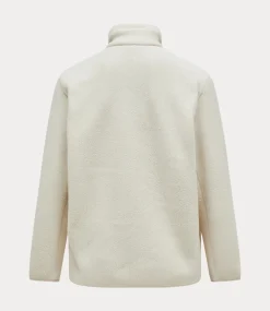 Peak Performance fleece snap t neck sand fog G78899030