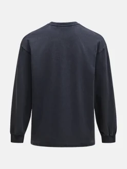 Peak Performance graphic ls tee black G80329020