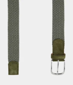Profuomo Belt elastic green PP2R00007B-GREEN