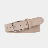 Profuomo Belt nubuk leather taupe PP2R00009B-TAUPE
