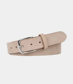 Profuomo Belt nubuk leather taupe PP2R00009B-TAUPE