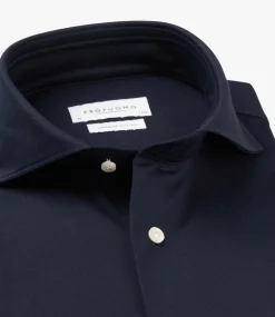 Profuomo Cutaway shirt navy PP2HC10010-410