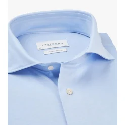 Profuomo Japanese knitted Shirt blue