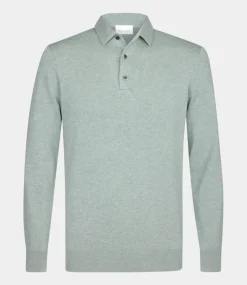 Profuomo Polo l/s green PPWJ10002E-GREEN