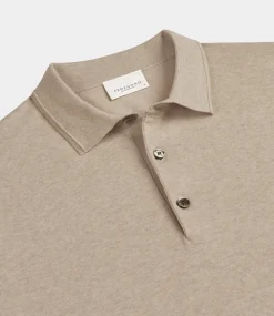 Profuomo Polo s/s beige PPWD10001J-BEIGE