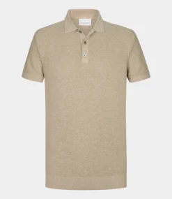 Profuomo Polo s/s dark beige PPWD10005E-BEIGE