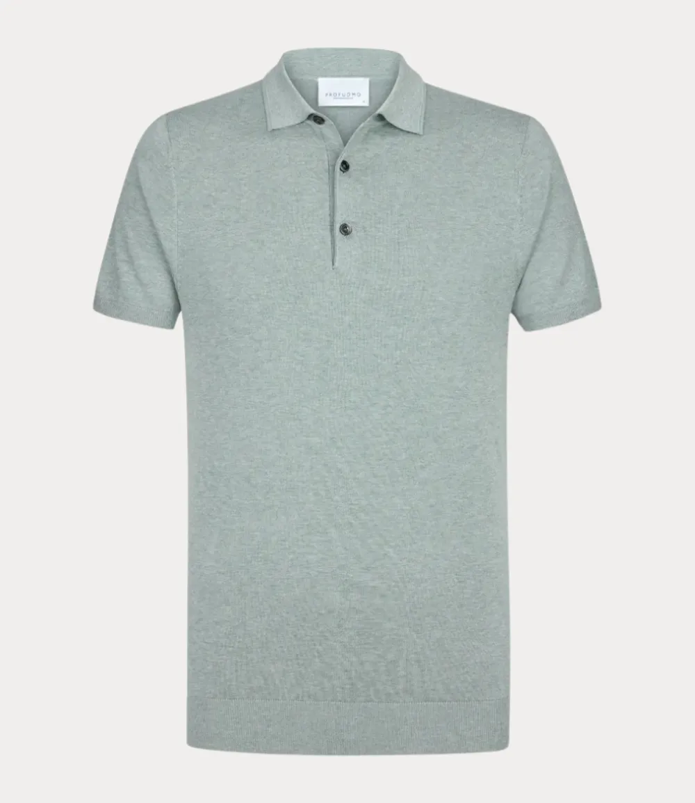 Profuomo Polo s/s green PPWD10001E-GREEN