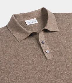 Profuomo Polo s/s mid brown PPWD10005A-BROWN