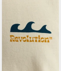 Revolution Printed t-shirt offwhite 1394 DOW-OFFWHITE