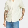 Revolution Short-sleeved cuban shirt offwhite 3927-OFFWHITE