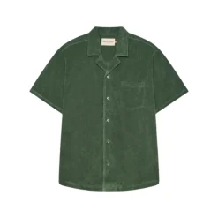 Revolution Terry Cuban Shirt Dustgreen 3823-Dustgreen