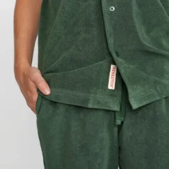 Revolution Terry Cuban Shirt Dustgreen 3823-Dustgreen