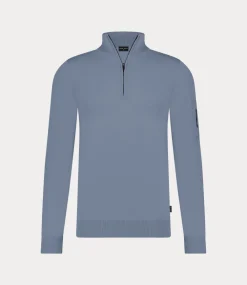 Saint Steve Hilco knit iron blue 210160-70028