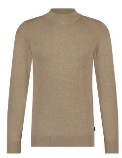 Saint Steve Ben knit taupe melange