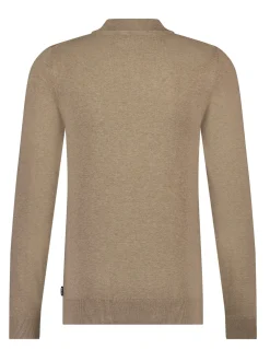 Saint Steve Ben knit taupe melange