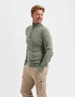 Saint Steve Hilco knit leaf green 210160-60021