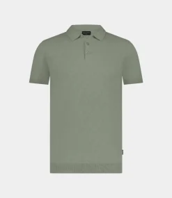 Saint Steve Teije polo s/s leaf green 231228-60021