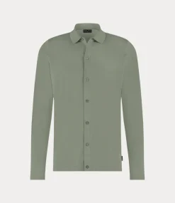 Saint Steve Vic shirt leaf green 231241-60021