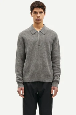 Samsoe Samsoe saisaks hz polo 15010 dark grey mel. M24300014-CLR000659