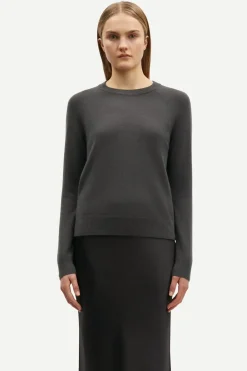 Samsoe Samsoe Boston o-neck 6304 black oyster F15322154-190205TCX