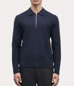 Samsoe Samsoe Guna half zip sky captain M22400055-193922TCX