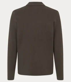 Samsoe Samsoe guna half zip 10490 turkish coffee M22400055-190812TCX