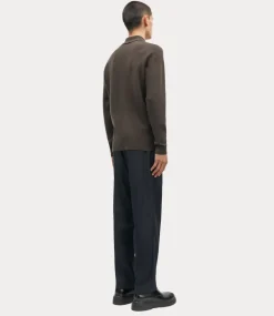 Samsoe Samsoe guna half zip 10490 turkish coffee M22400055-190812TCX