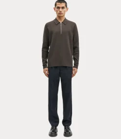 Samsoe Samsoe guna half zip 10490 turkish coffee M22400055-190812TCX