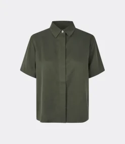 Samsoe Samsoe Mina ss shirt 14028 beluga F21200143-190405TCX