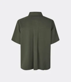 Samsoe Samsoe Mina ss shirt 14028 beluga F21200143-190405TCX