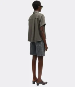 Samsoe Samsoe Mina ss shirt 14028 beluga F21200143-190405TCX