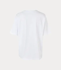 Samsoe Samsoe Saeira t-shirt 6024 blurred tulip white F25100136-CLR002062