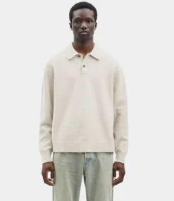 Samsoe Samsoe Sanino polo clear cream M24100093-CLR000289